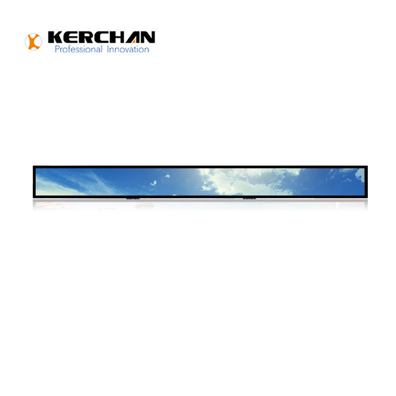 23.1 inch Stretched Bar advertising LCD Display Closed Frame Panel Indoor Video Player
